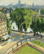 robert delaunay Vue du Quai du Louvre painting